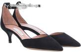 Thumbnail for your product : Tabitha Simmons Tyler Chain kitten heel pumps