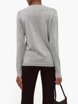 Thumbnail for your product : Bella Freud 1970-intarsia Metallic Sweater - Silver