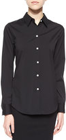 Thumbnail for your product : Theory Tenia Long-Sleeve Blouse