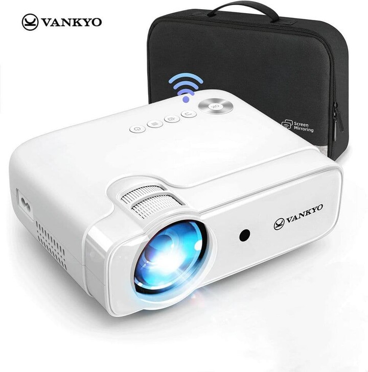 vankyo Leisure D30T, 1280 x 720p, Portable Wifi Projector with 100 Lumens, for Movie and Sewing, with Hifi Built-in Speaker