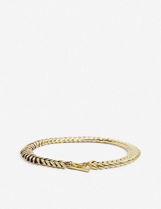 BEVZA Spikelet gold-tone necklace