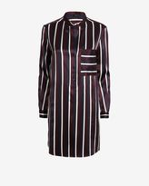 Thumbnail for your product : Joseph College Striped Satin Shirt Dress