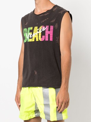 トップス Gallery Dept. Muscle Beach T-shirt GALLERY DEPT. MUSCLE BEACH TEE | BLACK