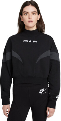 Nike Air Womens Mock Fleece Sweatshirt - ShopStyle Jumpers & Hoodies