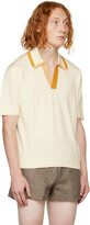 Thumbnail for your product : KING & TUCKFIELD Off-White Striped Polo