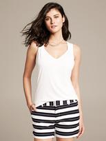 Thumbnail for your product : Banana Republic Pleated V-Neck Tank