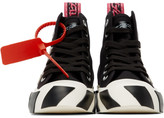 Thumbnail for your product : Off-White Black and White Arrows Mid-Top Sneakers