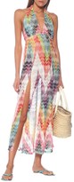 Thumbnail for your product : Missoni Mare Zig-zag knit maxi dress