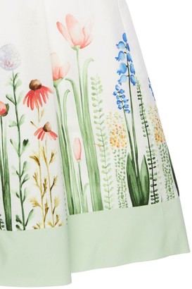 Il Gufo Flower Printed Cotton Poplin Dress