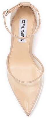 steve madden moxxi clear pointed toe pump