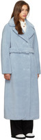 Thumbnail for your product : Stand Studio Blue Long Faustine Coat
