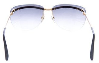 Louis Vuitton Embellished Rimless Sunglasses