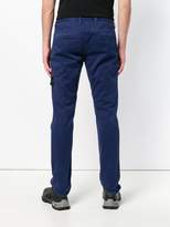 Thumbnail for your product : Stone Island logo patch skinny trousers