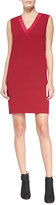 Thumbnail for your product : DKNY Sleeveless V-Neck Shift Dress