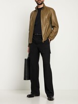 Thumbnail for your product : Dunhill Performance Leather Track Jacket
