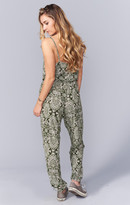 Thumbnail for your product : MUMU Cooper Playsuit ~ Olive You Spandy