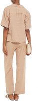 Thumbnail for your product : Enza Costa Linen Wide-leg Pants