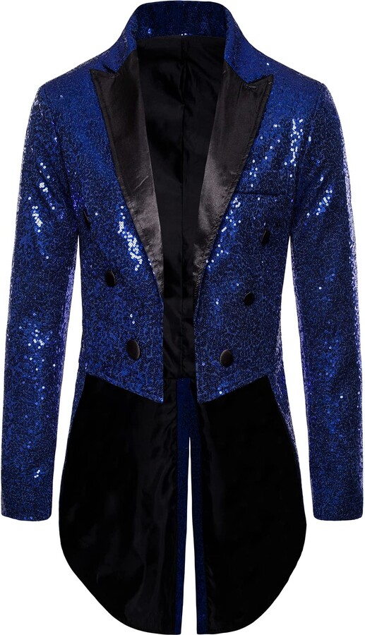 mens glitter jacket uk