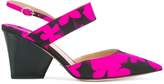 Thumbnail for your product : Paul Andrew floral-print slingback pumps