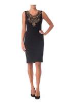 Thumbnail for your product : Joseph Ribkoff Black Gold Embellished Dress