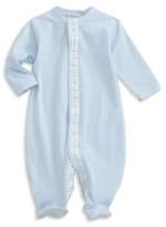 Thumbnail for your product : Royal Baby Infant's Ribbon-and-Dot Trimmed Footie