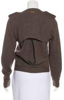 Thumbnail for your product : Burberry Cashmere-Blend Military Cardigan w/ Tags