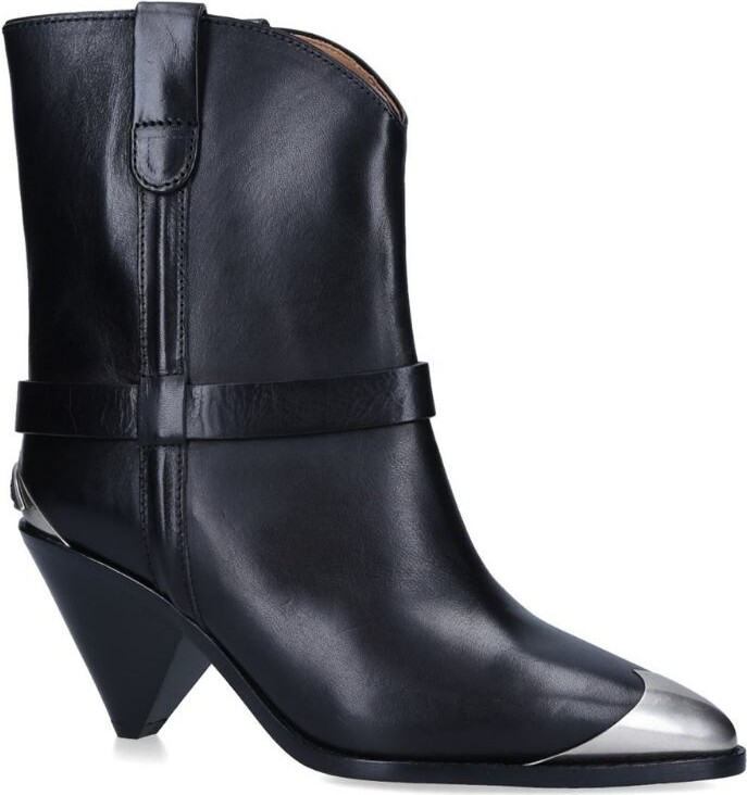 Isabel Marant Leather Ankle Boots | Shop the world's largest 