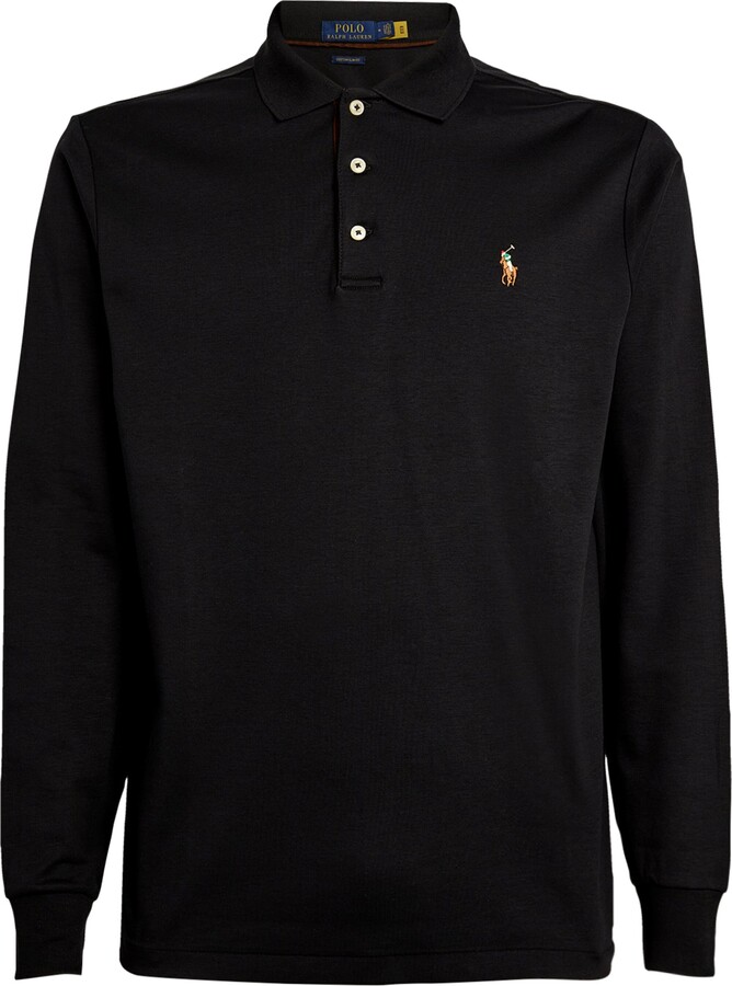Polo Ralph Lauren Pima Cotton Long-Sleeve Polo Shirt