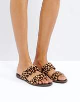 Thumbnail for your product : Vagabond Natalia Leopard Slide Sandals