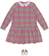 Thumbnail for your product : Bonpoint Marielle checked cotton dress