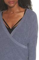 Thumbnail for your product : Zella For the Love Faux Wrap Top