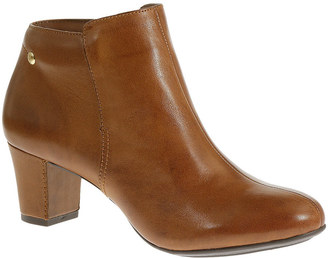 Hush Puppies Tan Corie Imagery Leather Bootie