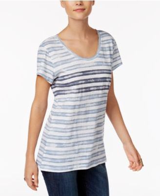 Style&Co. Style & Co Cotton Printed T-Shirt, Only at Macy's