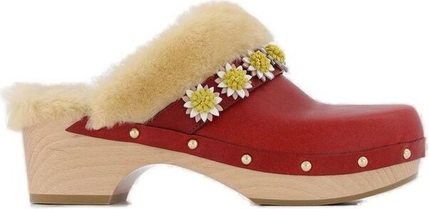FABRIZIO VITI JEAN DAISY SHEARLING CLOG（Fabrizio Viti Jean