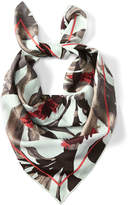 Thumbnail for your product : Banana Republic Tropical Large Square Silk Scarf
