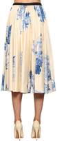 Thumbnail for your product : Antonio Marras Floral Print Light Cotton Skirt