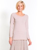 Thumbnail for your product : La Redoute CHARMANCE Plaited Detail Sweater, Height Over 1.60 m