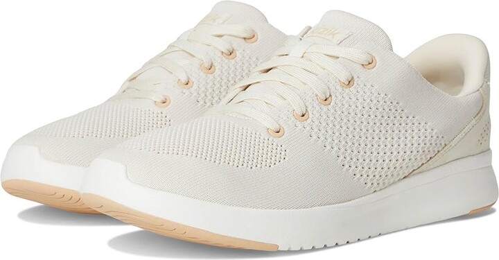 Kizik Lima Hands-Free Walking Shoes White Creme : Men's 6 - Women's 7.5 Wide, Textile