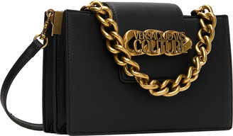 Versace Jeans Couture Black Chain Logo Bag