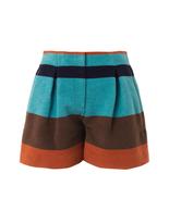Thumbnail for your product : See by Chloe Blanket stripe shorts