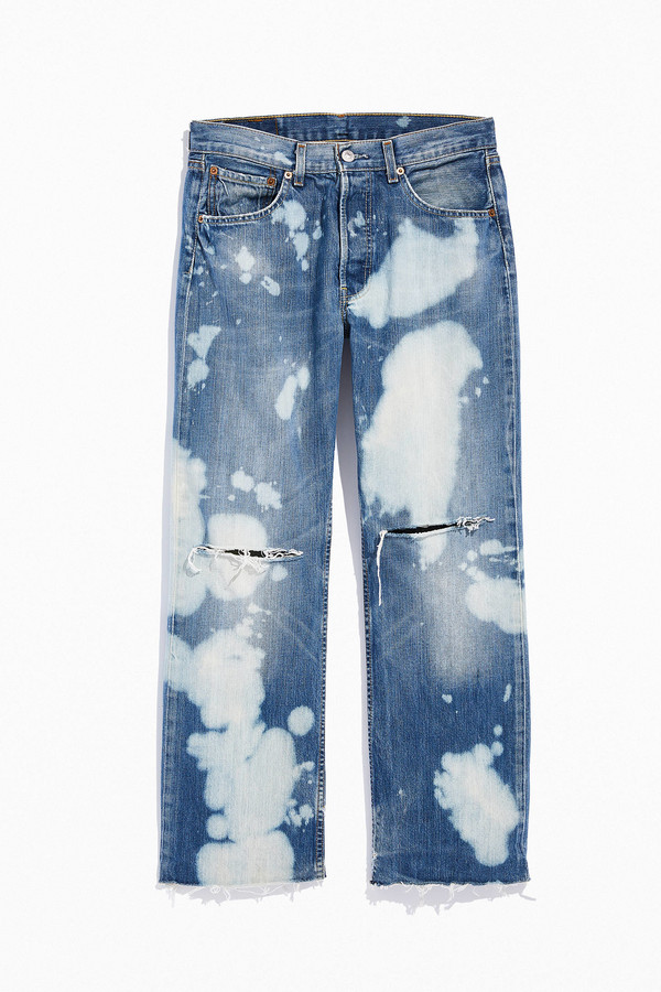 levis 501 bleached jeans