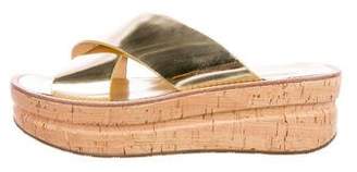 Belle by Sigerson Morrison Leather Slide Sandals