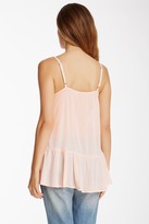 Thumbnail for your product : Chloe K Button Front Babydoll Tank (Juniors)