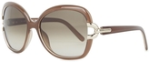 Thumbnail for your product : Chloé Brown square frame sunglasses