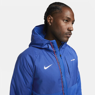 Nike Men's FFF AWF Winterized Full-Zip Soccer Jacket in Blue - ShopStyle