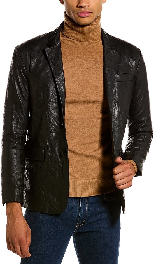 Zadig & Voltaire Valfried Leather Jacket - ShopStyle