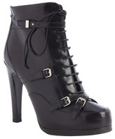 Thumbnail for your product : Tabitha Simmons black leather lace up 'Hanna' booties