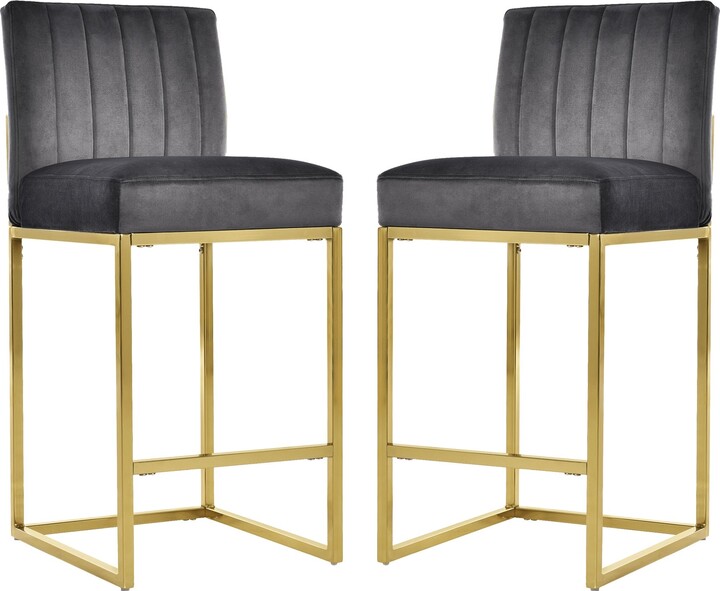 Modern Counter Height Bar Stools Dining Chairs Set of 2 ShopStyle
