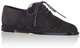 Thumbnail for your product : Manolo Blahnik WOMEN'S AFERI PERFORATED SUEDE OXFORDS