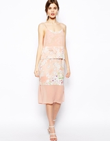 Thumbnail for your product : ASOS Slip Dress In Floral Layered Print